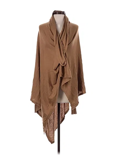 Pre-owned Nicholas K Poncho In Tan