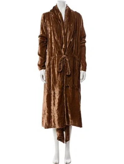 Pre-owned Nicholas K Robe In Brown