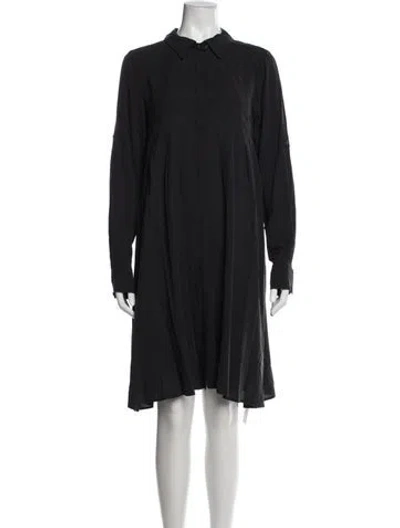 Pre-owned Nicholas K Silk Knee-length Dress In Black