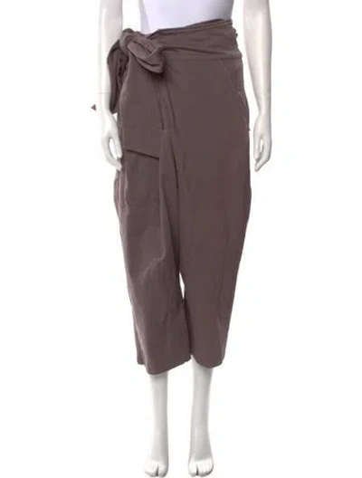 Pre-owned Nicholas K Wide Leg Pants In Brown