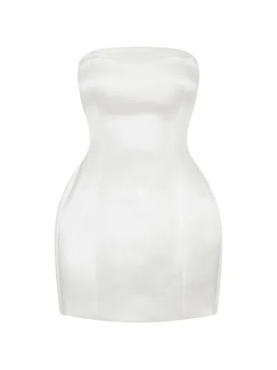 Nicholas Kaline Strapless Mini Dress In White