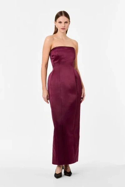 Nicholas Kasia Dress In Burgundy