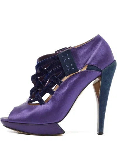Pre-owned Nicholas Kirkwood 135mm Leather Heeled Sandals