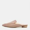 Nicholas Kirkwood Beige Leather Beya Pointed Toe Flat Mules In Neutral