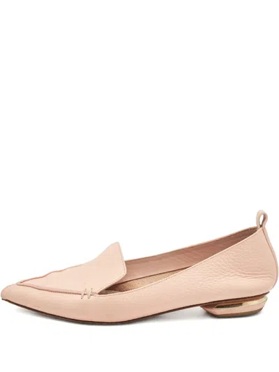Pre-owned Nicholas Kirkwood Beya Loafers In Pink