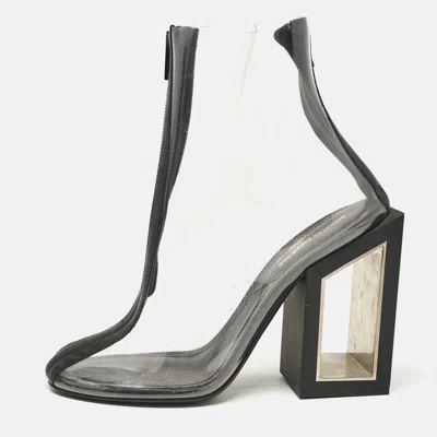 Nicholas Kirkwood Black Rubber And Pvc Void Boots