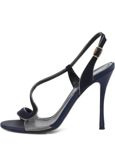 Pre-owned Nicholas Kirkwood Open-toe Sling-back Sandals In Blue