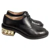 Nicholas Kirkwood Casati Pearl Derbys In Black Leather In Black
