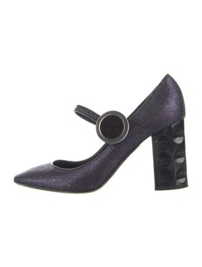 Pre-owned Nicholas Kirkwood Glitter Pumps In Multi