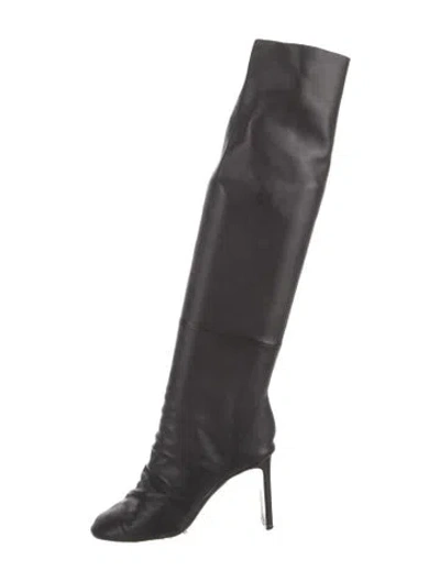 Pre-owned Nicholas Kirkwood Leather Boots In Black