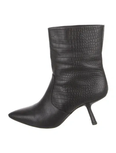 Pre-owned Nicholas Kirkwood Leather Boots In Black