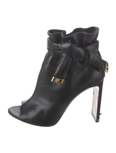 Pre-owned Nicholas Kirkwood Leather Boots In Black