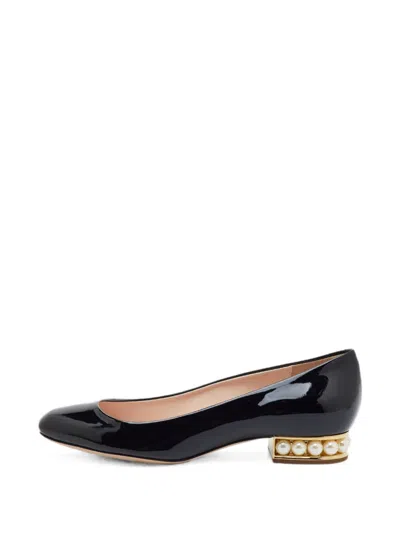 Pre-owned Nicholas Kirkwood Leather Heeled Pumps In Black