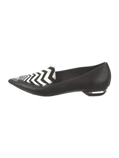 Pre-owned Nicholas Kirkwood Leather Loafers In Black