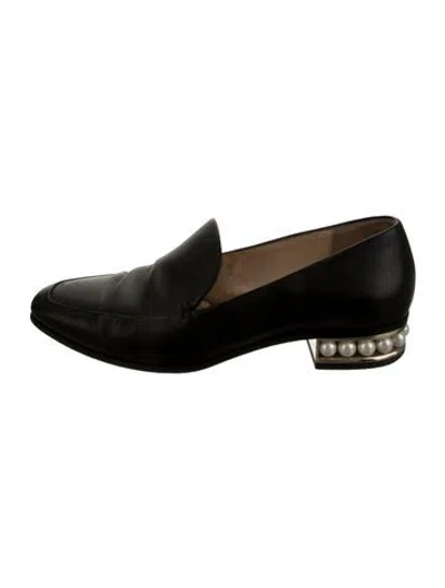 Pre-owned Nicholas Kirkwood Leather Loafers In Black