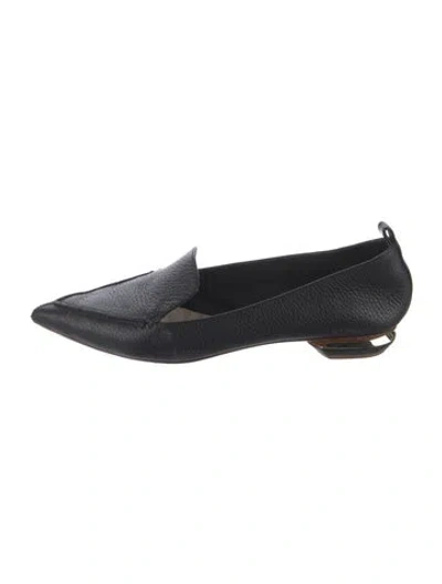 Pre-owned Nicholas Kirkwood Leather Loafers In Blue