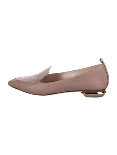 Pre-owned Nicholas Kirkwood Leather Loafers In Neutrals