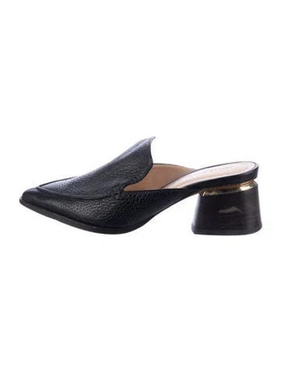 Pre-owned Nicholas Kirkwood Leather Mules In Blue