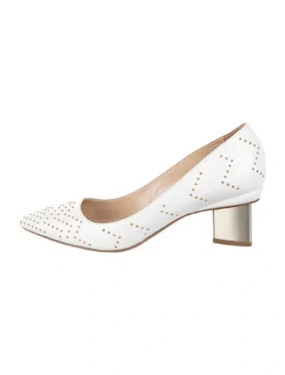 Pre-owned Nicholas Kirkwood Leather Pumps In White