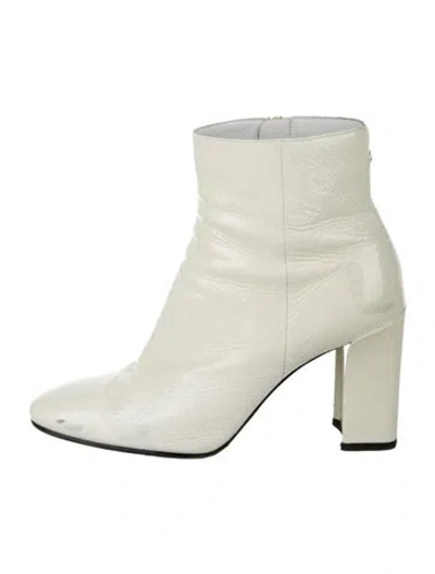 Pre-owned Nicholas Kirkwood Patent Leather Boots In Neutrals