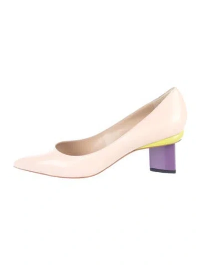 Pre-owned Nicholas Kirkwood Patent Leather Pumps In Pink