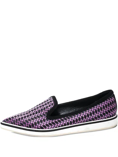 Pre-owned Nicholas Kirkwood  Alona Woven Loafers
