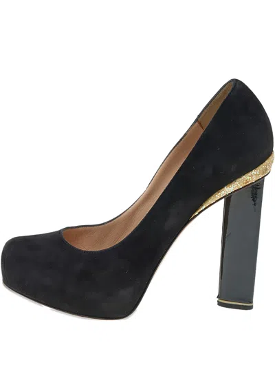Pre-owned Nicholas Kirkwood  Suede Platform Pumps