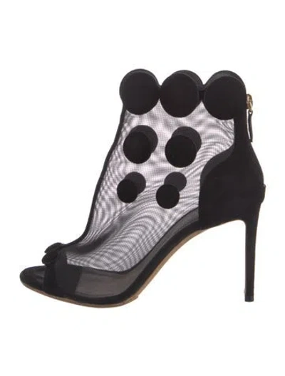 Pre-owned Nicholas Kirkwood Suede Boots In Black