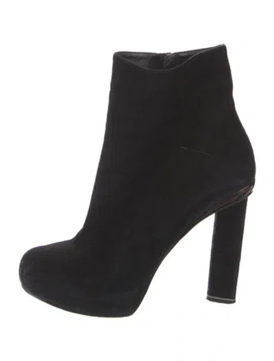 Pre-owned Nicholas Kirkwood Suede Boots In Black