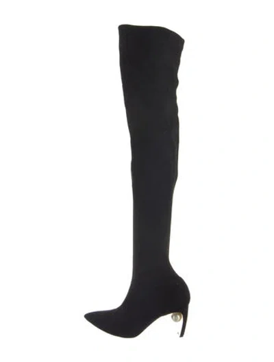 Pre-owned Nicholas Kirkwood Suede Boots In Blue