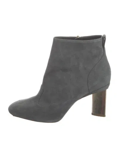 Pre-owned Nicholas Kirkwood Suede Boots In Gray