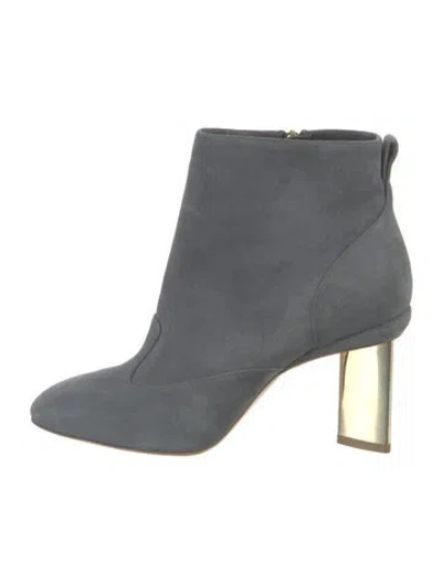 Pre-owned Nicholas Kirkwood Suede Boots In Grey