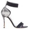 Nicholas Kirkwood Suede Lace Overlay Sandals In Multi