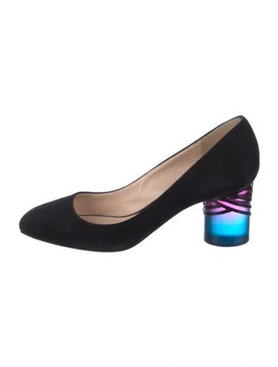Pre-owned Nicholas Kirkwood Suede Pumps In Black