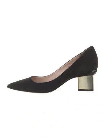 Pre-owned Nicholas Kirkwood Suede Pumps In Black