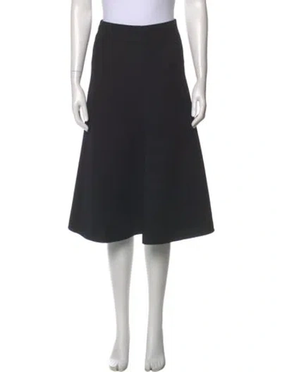 Pre-owned Nicholas Knee-length Skirt In Black