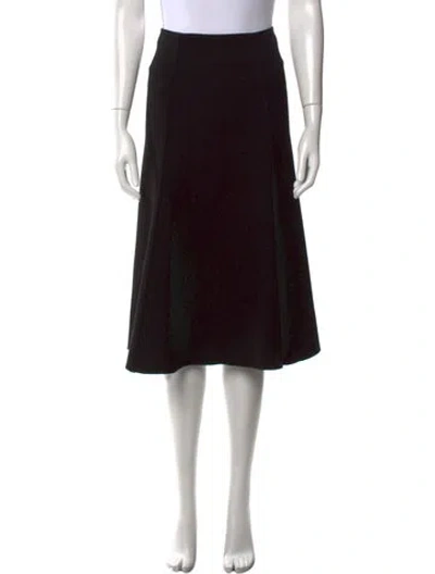 Pre-owned Nicholas Knee-length Skirt In Black