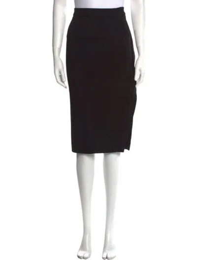 Pre-owned Nicholas Knee-length Skirt In Black