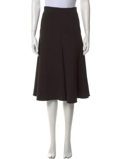 Pre-owned Nicholas Knee-length Skirt In Black