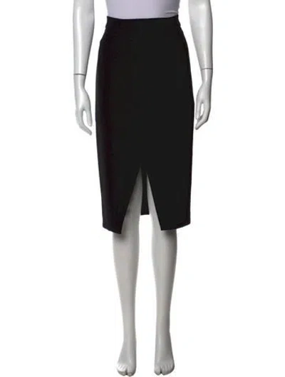Pre-owned Nicholas Knee-length Skirt In Black