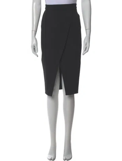Pre-owned Nicholas Knee-length Skirt In Gray