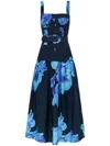 Nicholas Lidia Maxi Dress In Blue