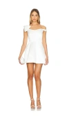 Nicholas Lilly Mini Bow Dress In 象牙白