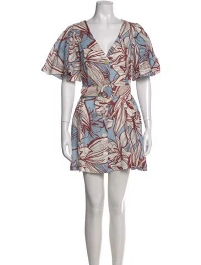 Pre-owned Nicholas Linen Mini Dress