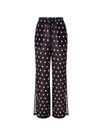 Nicholas Lise Pant Black Irory Polka Dot