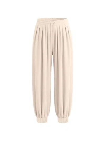 Nicholas Liselle Pleated Trousers In Neutral