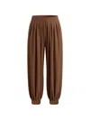 Nicholas Liselle Tapered Trousers In Brown