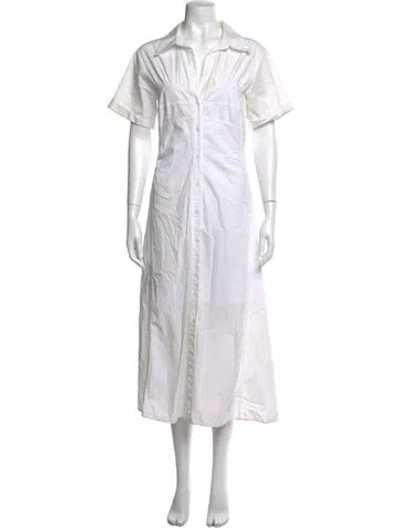 Pre-owned Nicholas Long Dress In White