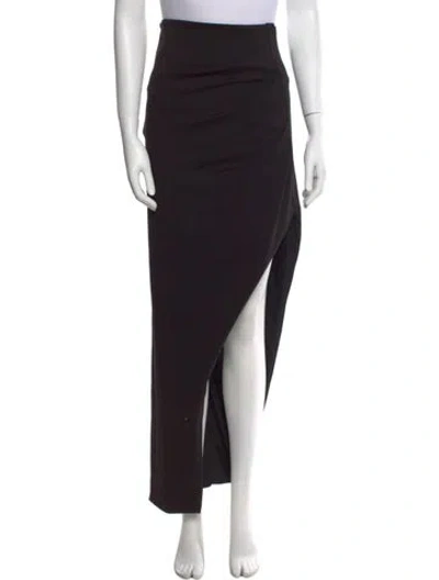 Pre-owned Nicholas Long Skirt In Black