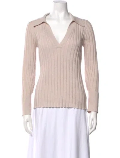 Pre-owned Nicholas Long Sleeve Top In Gray